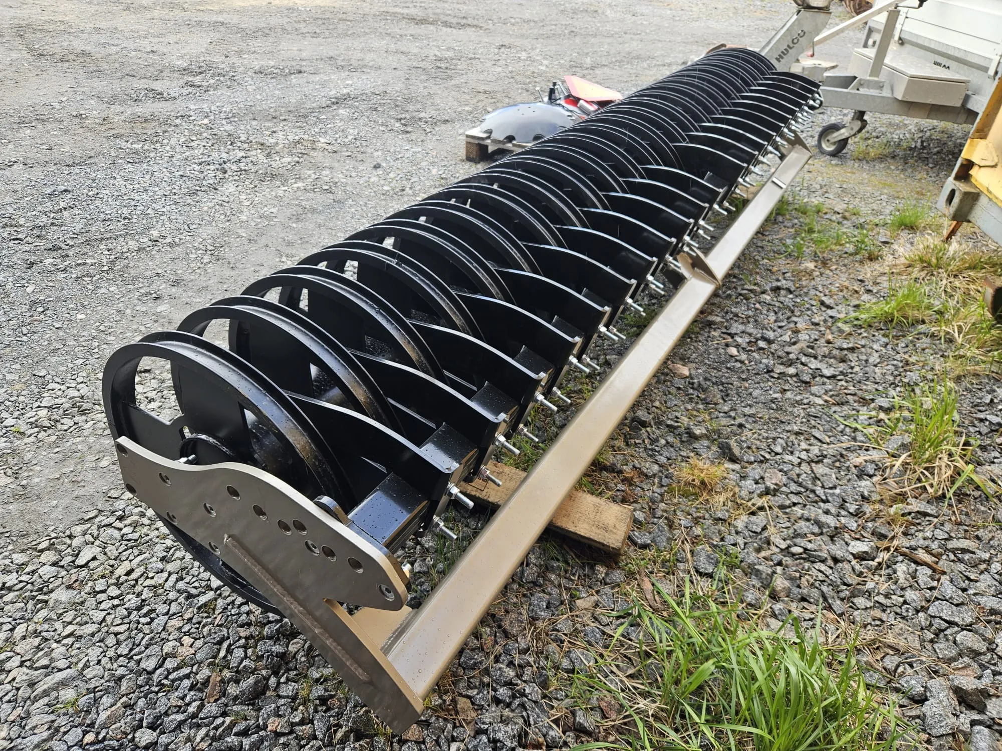 Rol-Ex U-kiekkopakkeri 350cm / Halkaisija 60cm
