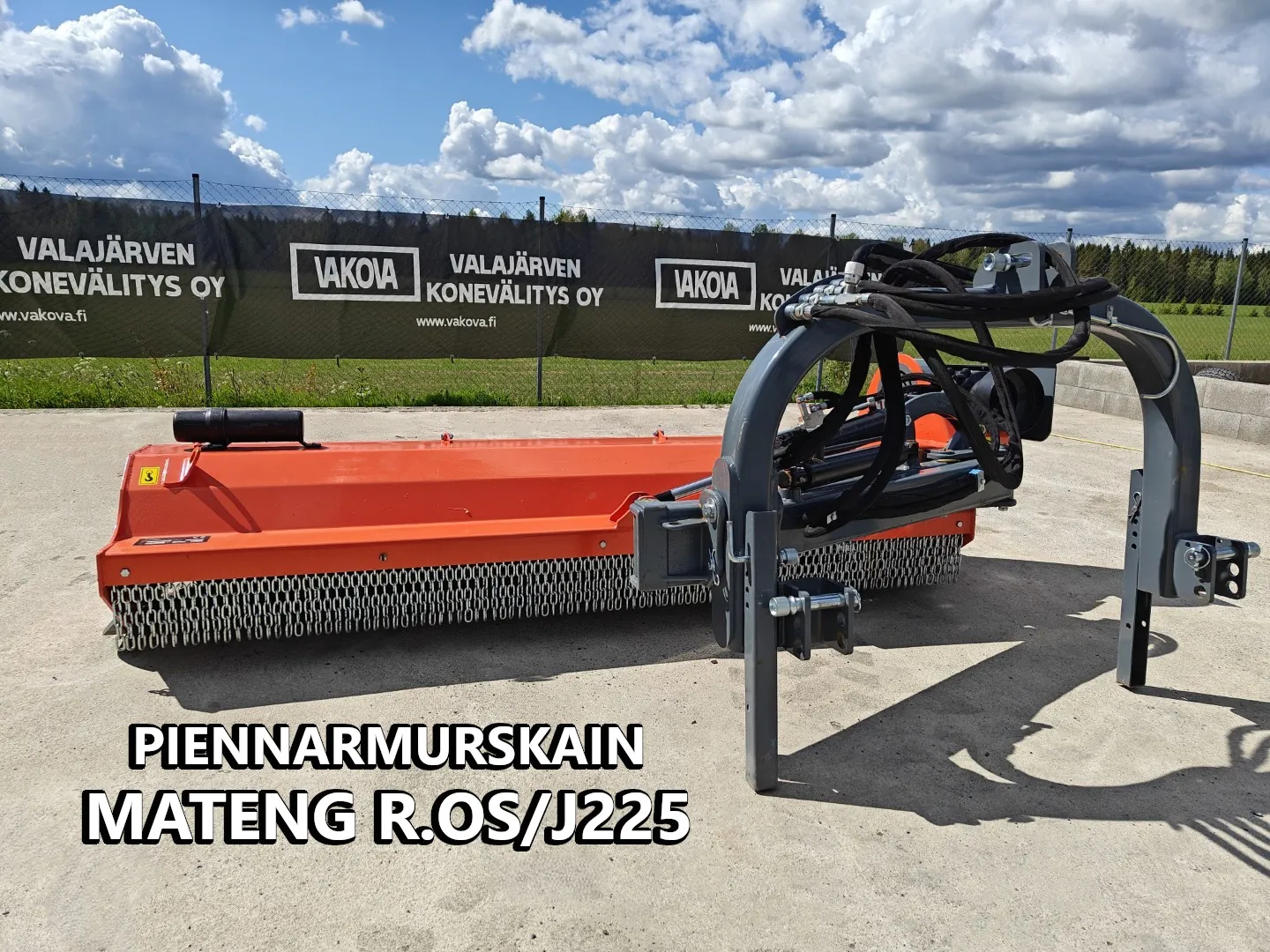 Mateng R.OS/J225 piennarmurskain / Työleveys 220cm - Katso video!