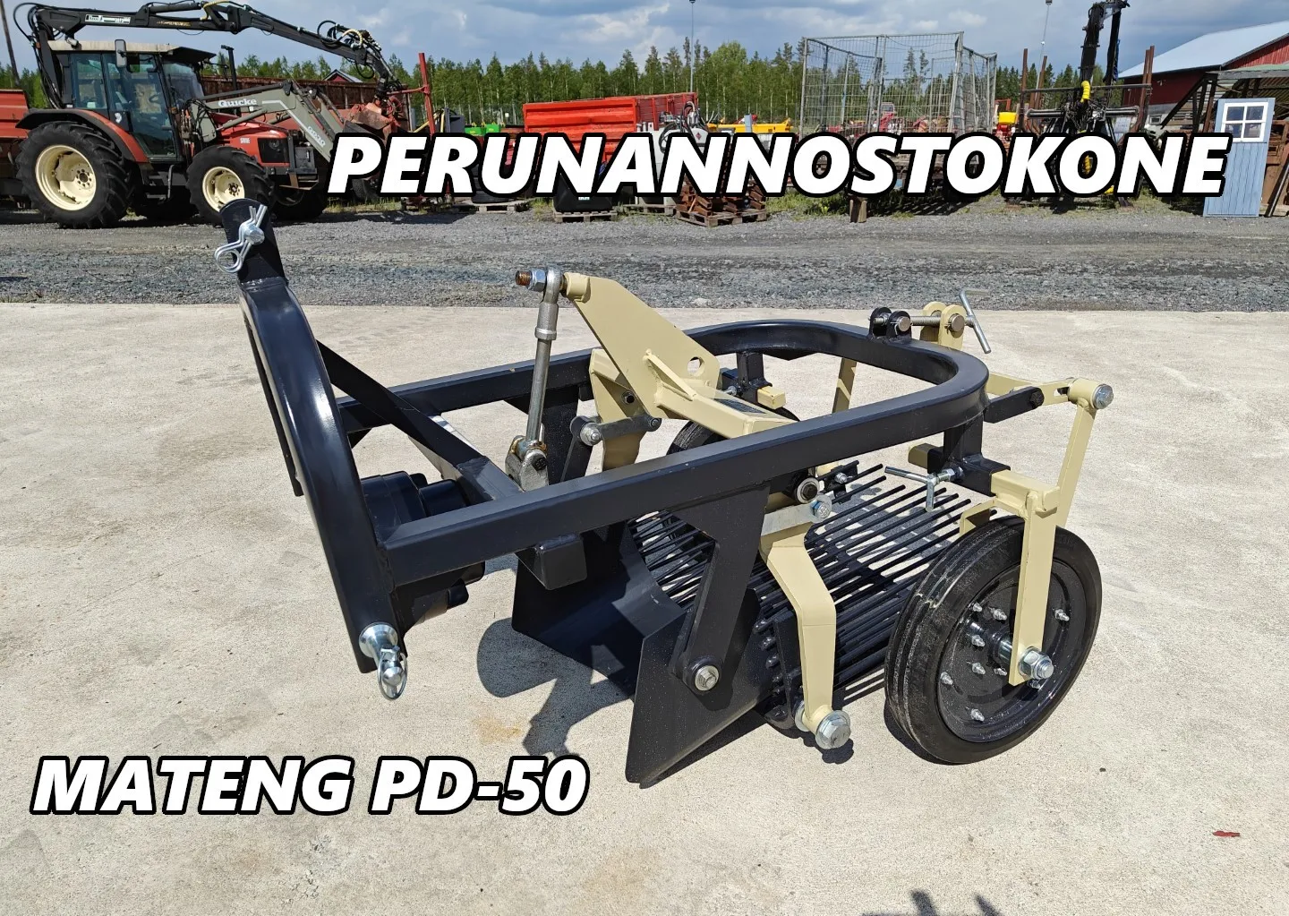 Mateng PD-50 perunannostokone / Näppärä kone - Katso video!