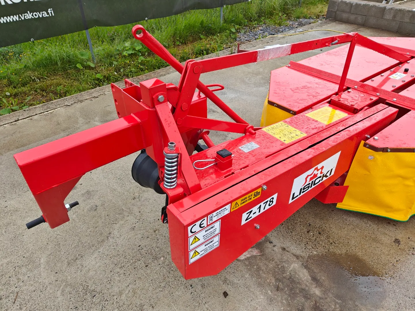 Lisicki Z-178 - 185cm lieriöniittokone / Mekaaninen niittokone
