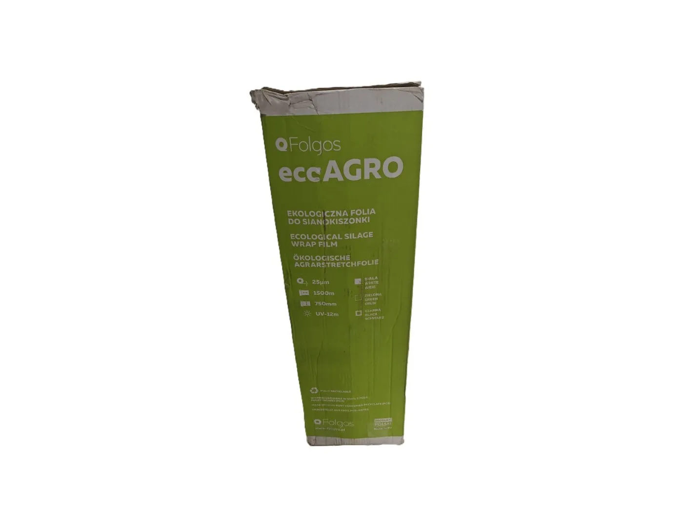 Käärintäkalvo / paalimuovi 750mm -25 m / 1500m - Folgos ecoAgro