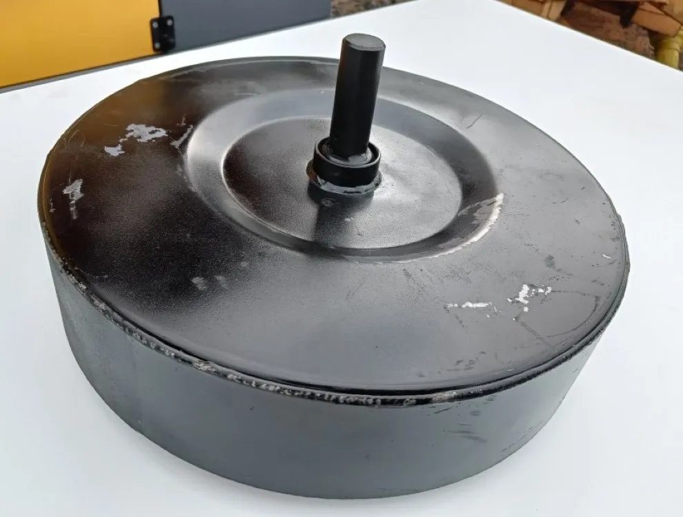 Tukipyörä peltinen 120 mm sarka-auroihin /