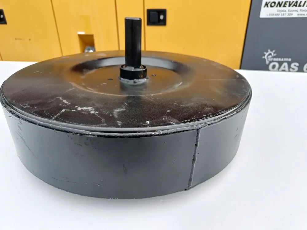 Tukipyörä peltinen 120 mm sarka-auroihin /