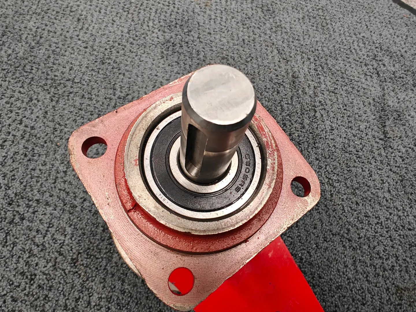 Akselipaketti hihnapyörällä / 25mm akseli - A-profiilin hihnoille