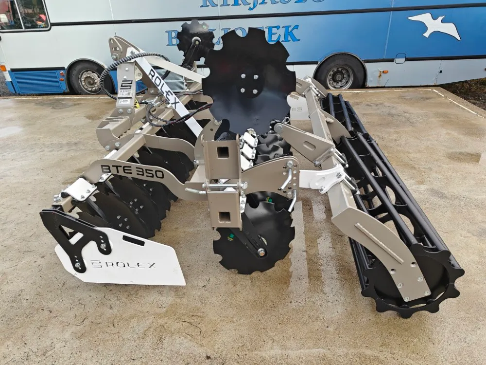 Rol-Ex BT3.5E lautasmuokkain / 350cm - Hydraulinen pakkerinsäätö