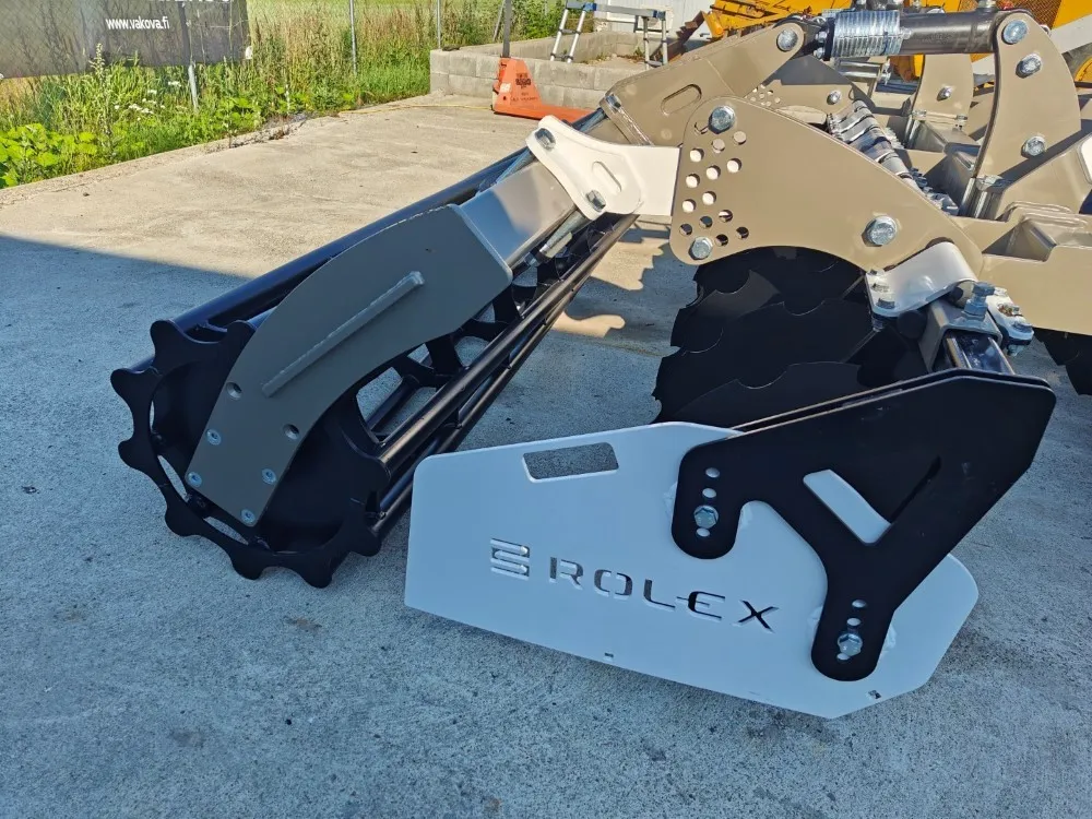 Rol-Ex BT2.5E lautasmuokkain / 250cm - Hydraulinen pakkerinsäätö