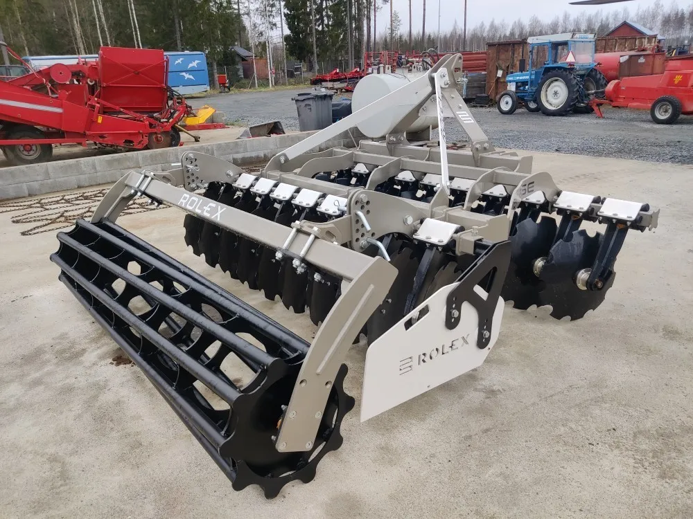 Rol-Ex BT2.5E lautasmuokkain / 250cm - Hydraulinen pakkerinsäätö