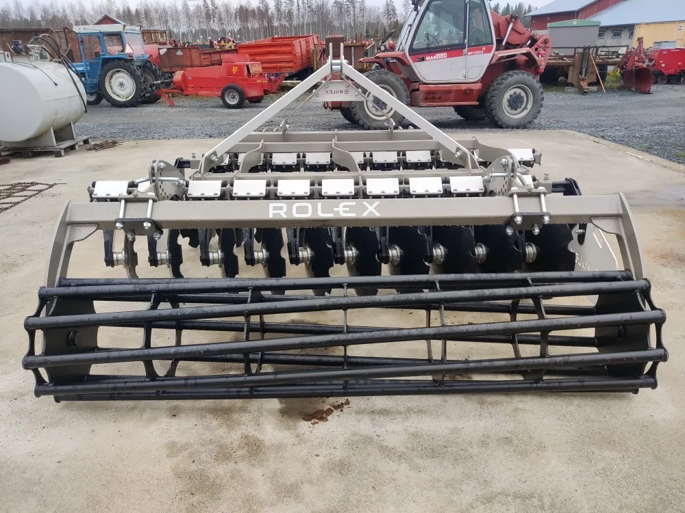 Rol-Ex BT2.5E lautasmuokkain / 250cm - Hydraulinen pakkerinsäätö