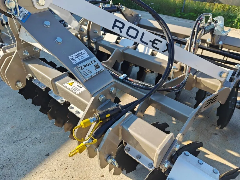 Rol-Ex BT2.7E lautasmuokkain / 270cm - Hydraulinen pakkerinsäätö