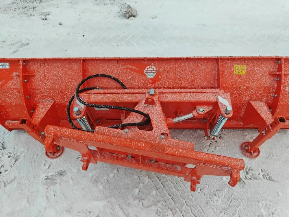 Pomarol SP260 lumilevy hydraulinen / Hardox terä - Euro-kiinnitys