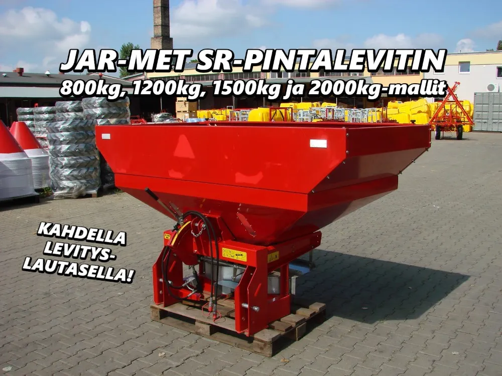 Jar-Met SR800 pintalevitin - 800kg / Kahdella lautasella - Katso video!