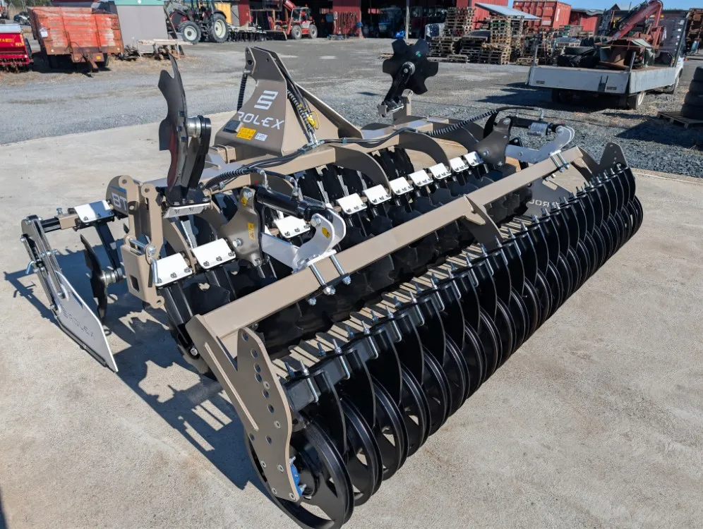 Rol-Ex BT350 lautasmuokkain / Hydraulisella U-kiekkopakkerilla