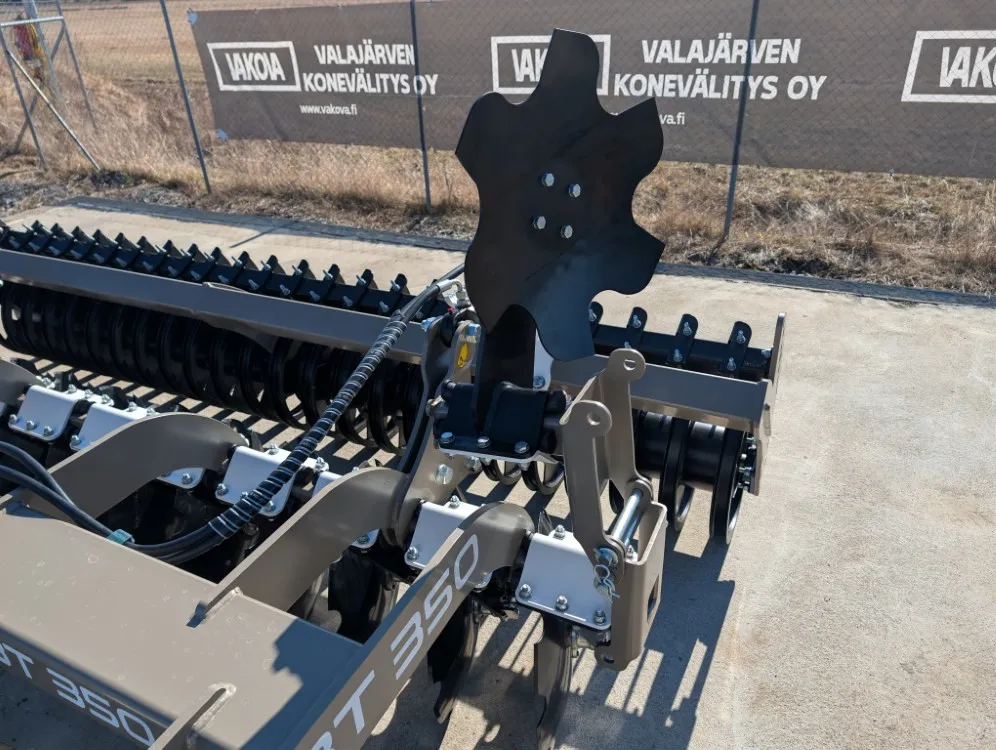 Rol-Ex BT350 lautasmuokkain / Hydraulisella U-kiekkopakkerilla