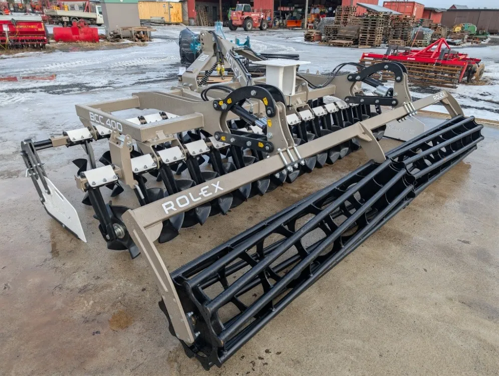 Rol-Ex BCC 400cm - matalamuokkaukseen / Lautasmuokkain putkipakkerilla  Katso video!