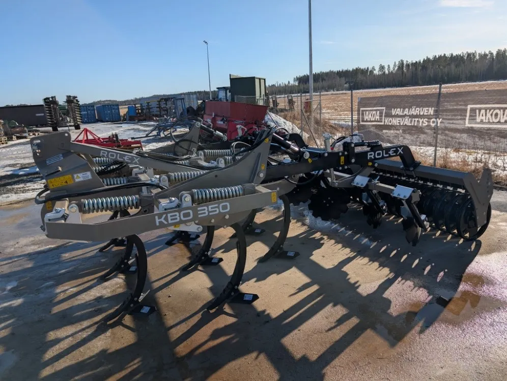 Rol-Ex KBO 350cm kultivaattori / mm. U-kiekkopakkeri  Katso video!