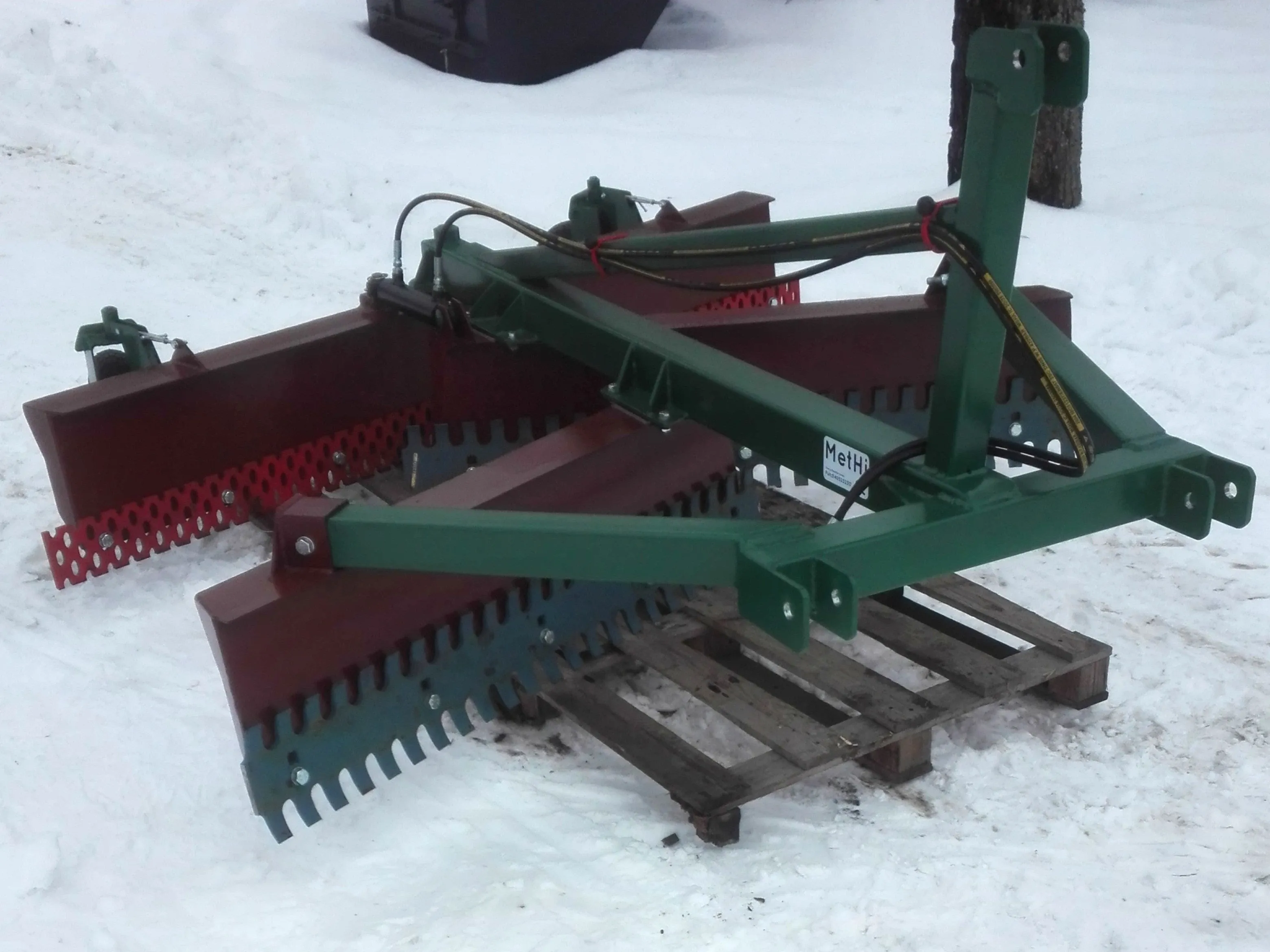 Methi tielana 210cm traktoriin / Hydraulinen takaterä - Uusi - Kotimainen