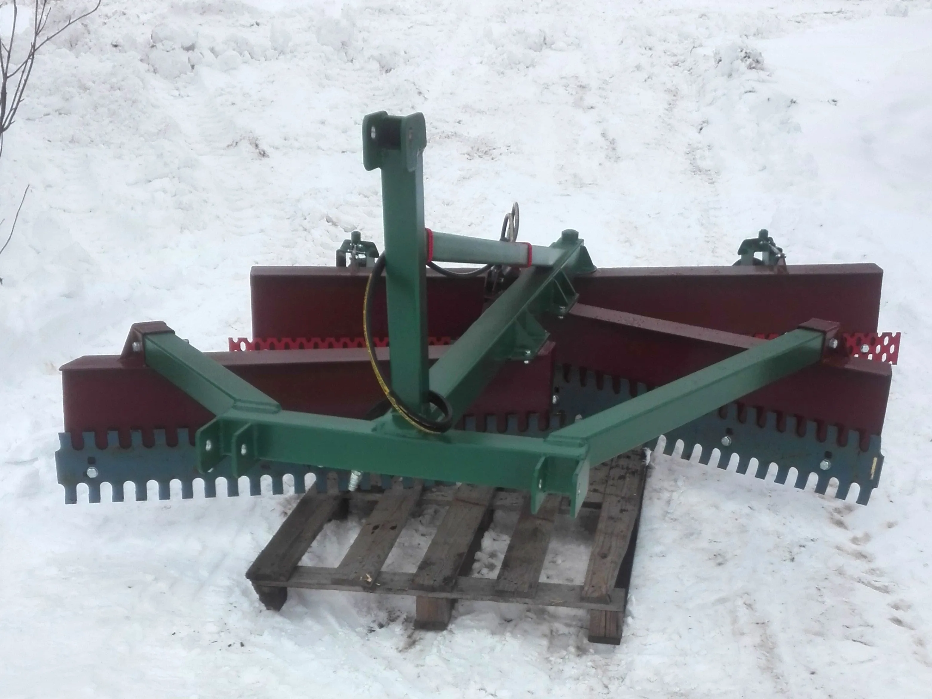 Methi tielana 210cm traktoriin / Hydraulinen takaterä - Uusi - Kotimainen