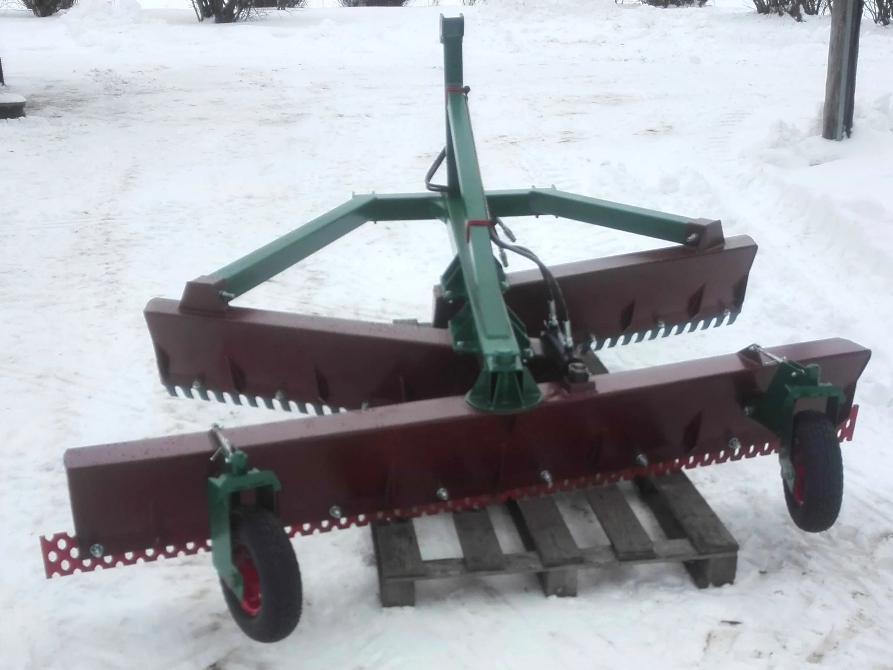 Methi tielana 210cm traktoriin / Hydraulinen takaterä - Uusi - Kotimainen