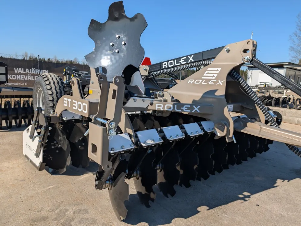 Rol-Ex BT 300 lautasmuokkain / Hinausvarustus - U-kiekkopakkeri