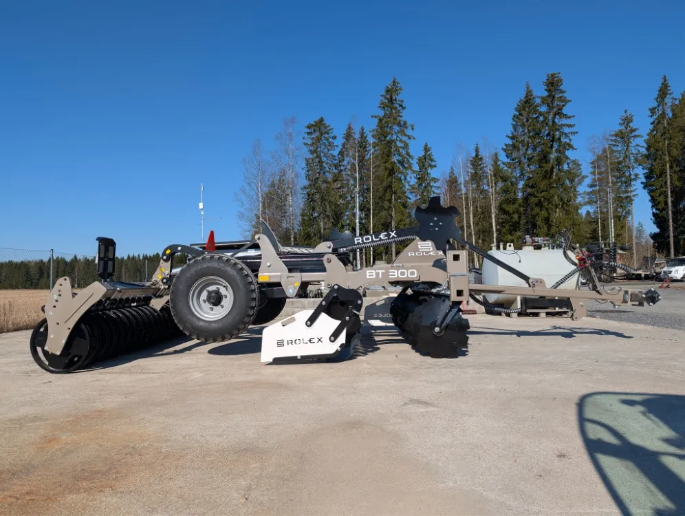 Rol-Ex BT 300 lautasmuokkain / Hinausvarustus - U-kiekkopakkeri