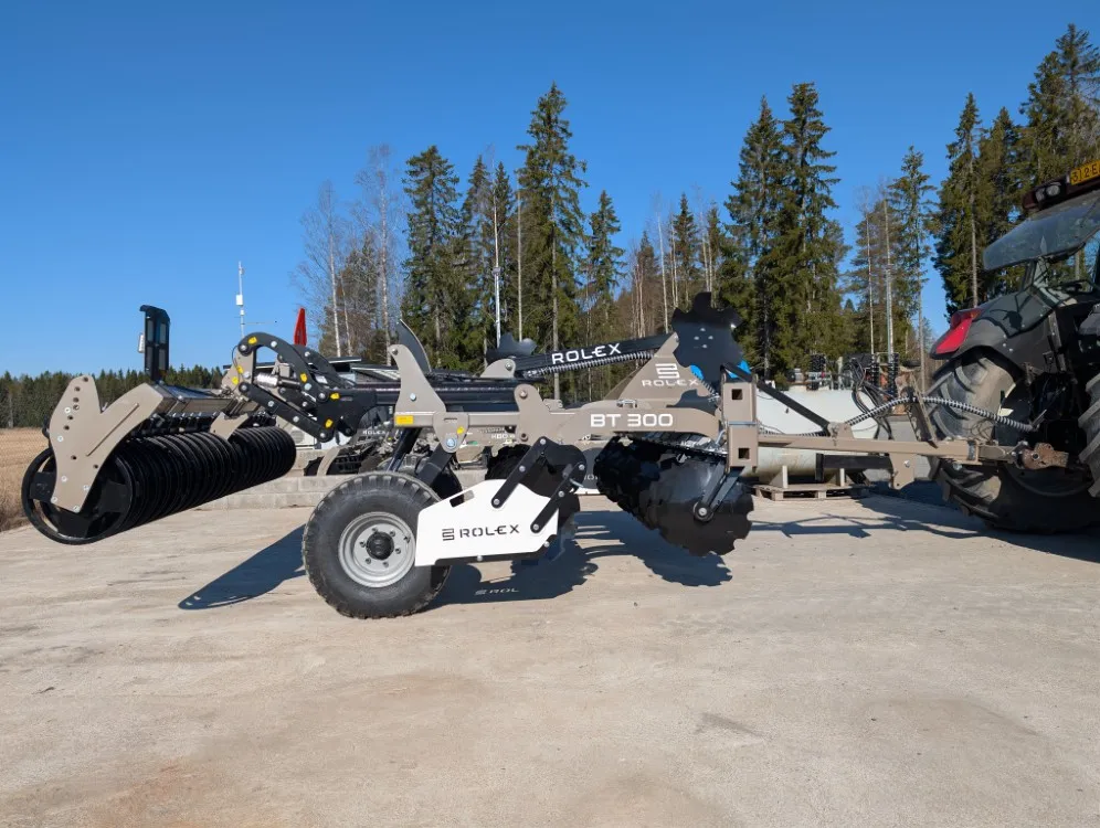 Rol-Ex BT 300 lautasmuokkain / Hinausvarustus - U-kiekkopakkeri