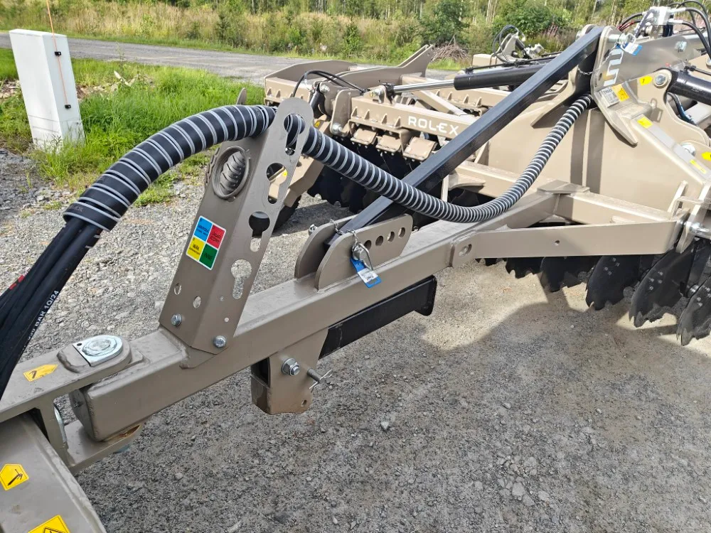 Rol-Ex BTHC 500cm lautasmuokkain / Hinattava ja hydraulisesti taittuva - Video