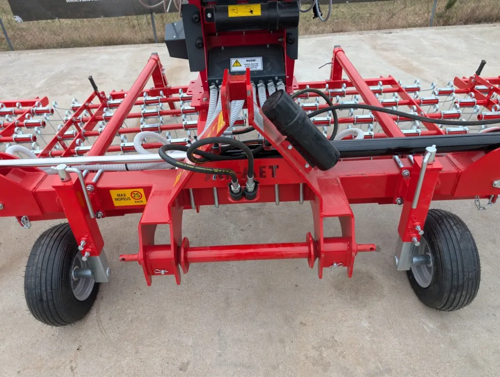 Jar-Met 600cm rikkaäes pneumalla / Da Landtechnik pneuma - 8mm piikit