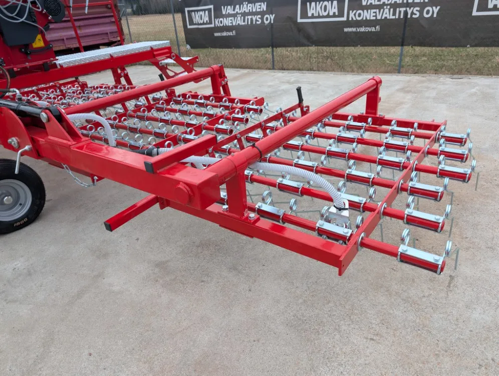 Jar-Met 600cm rikkaäes pneumalla / Da Landtechnik pneuma - 8mm piikit