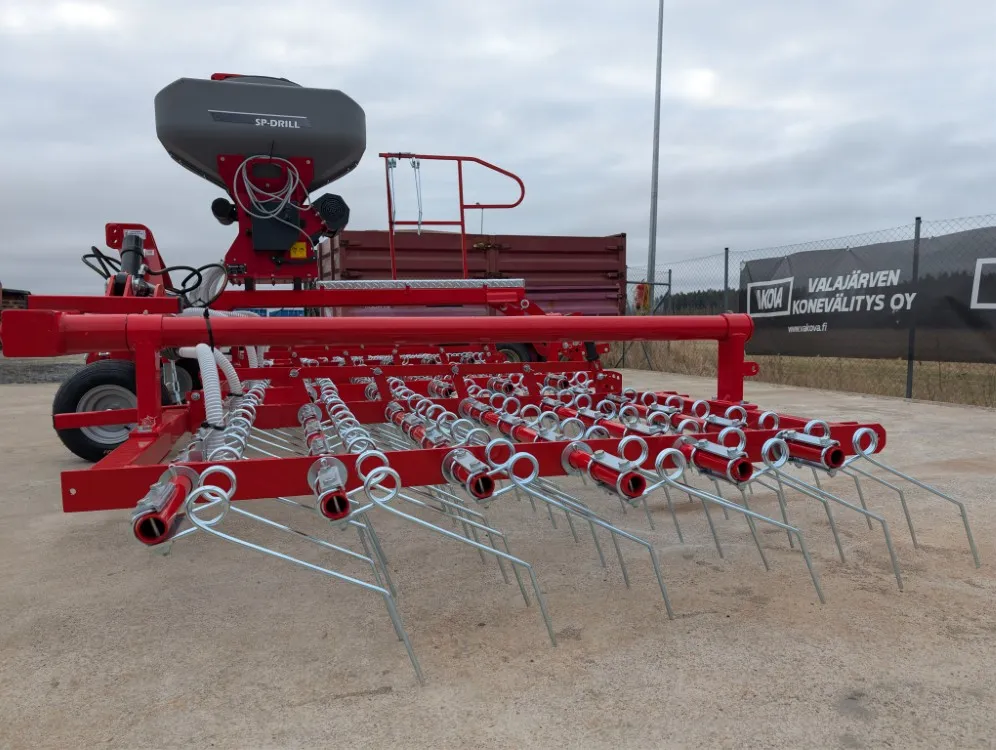 Jar-Met 600cm rikkaäes pneumalla / Da Landtechnik pneuma - 8mm piikit