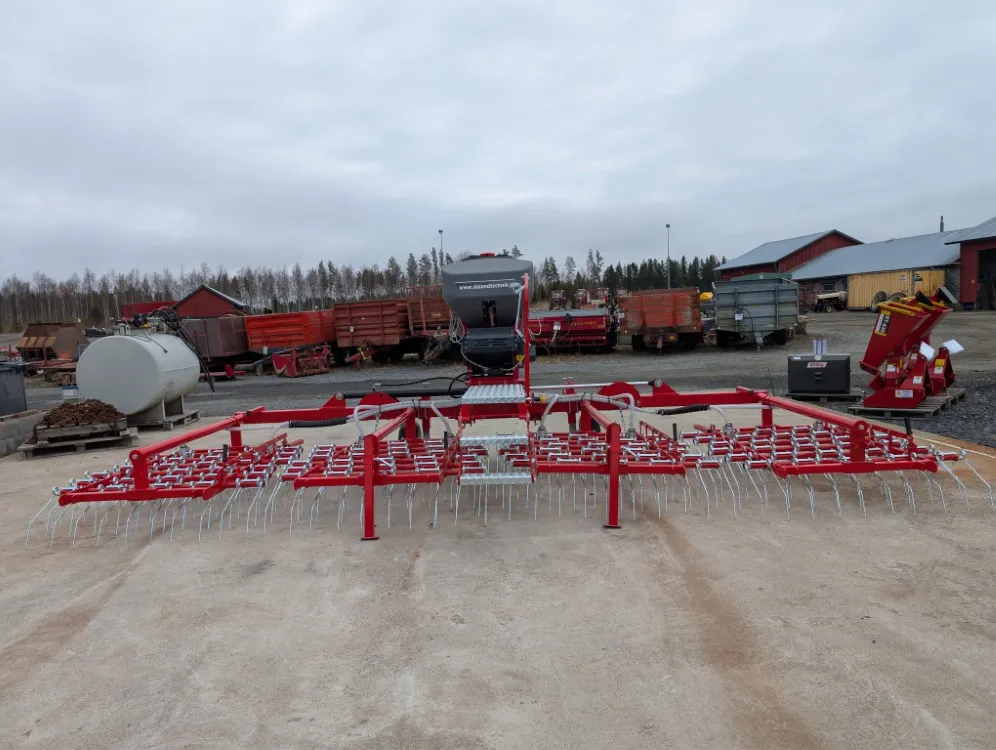 Jar-Met 600cm rikkaäes pneumalla / Da Landtechnik pneuma - 8mm piikit