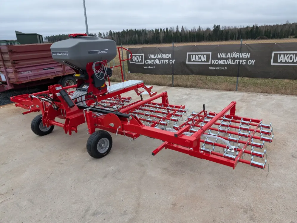 Jar-Met 600cm rikkaäes pneumalla / Da Landtechnik pneuma - 8mm piikit