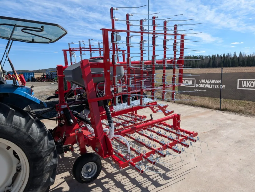 Jar-Met 600cm rikkaäes pneumalla / Da Landtechnik pneuma - 8mm piikit
