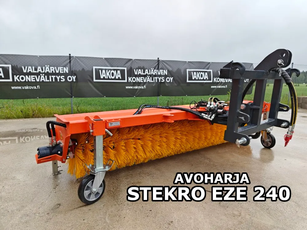 Stekro EZE 240 avoharja / Hydraulisesti toimiva! Katso video!
