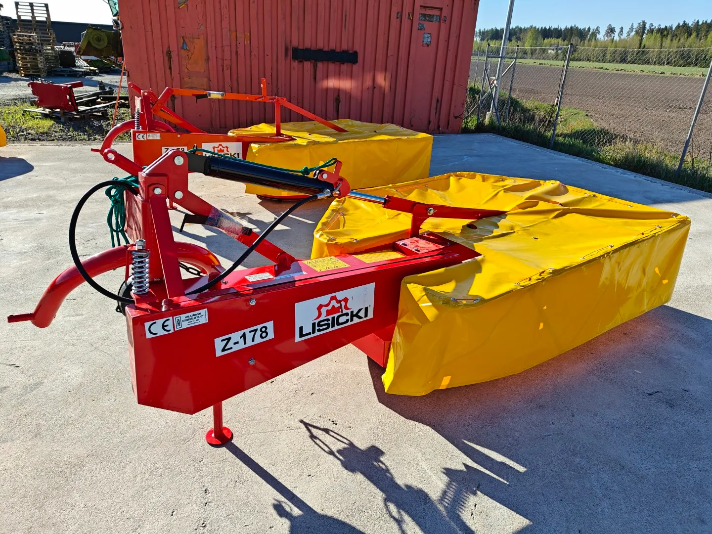Lisicki 165cm lieriöniittokone hydraulinen / Z 178 - Uusi niittokone!