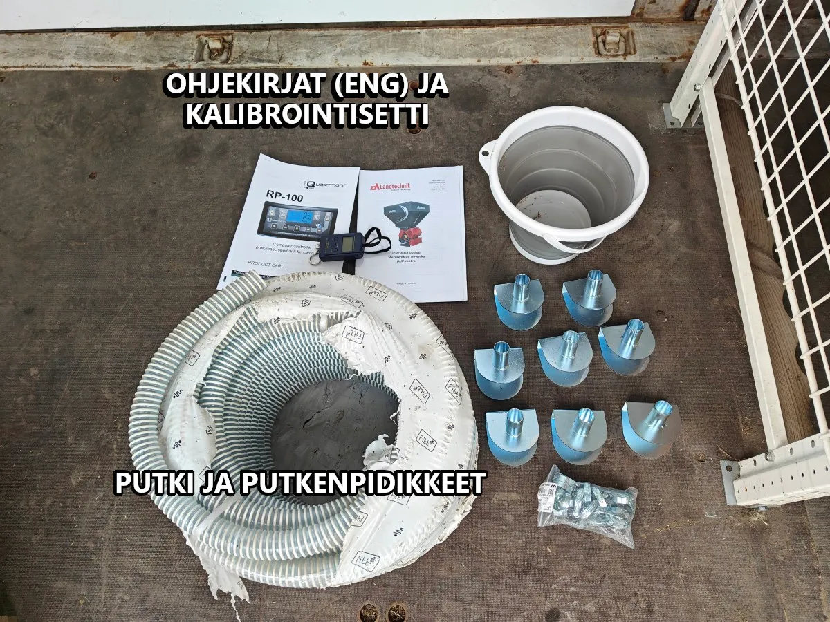 Da Landtechnik SP-DRILL 250 / Pneumaattinen piensiemenlevitin - Video