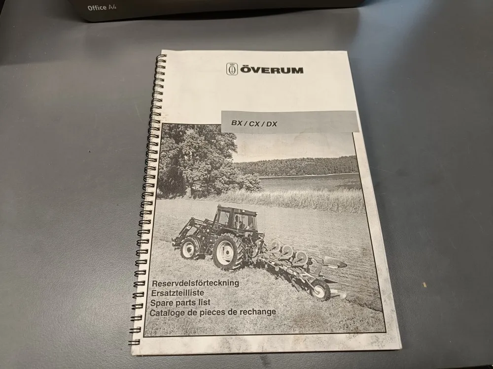 Överum BX/CX/DX / Varaosaluettelo