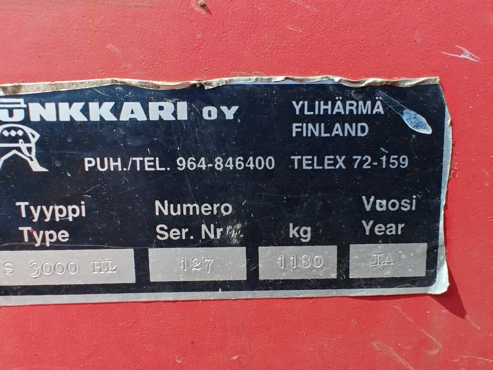 Junkkari Simulta 300cm kylvölannoitin / Takapyöräkone täyskiekkovarustuksella