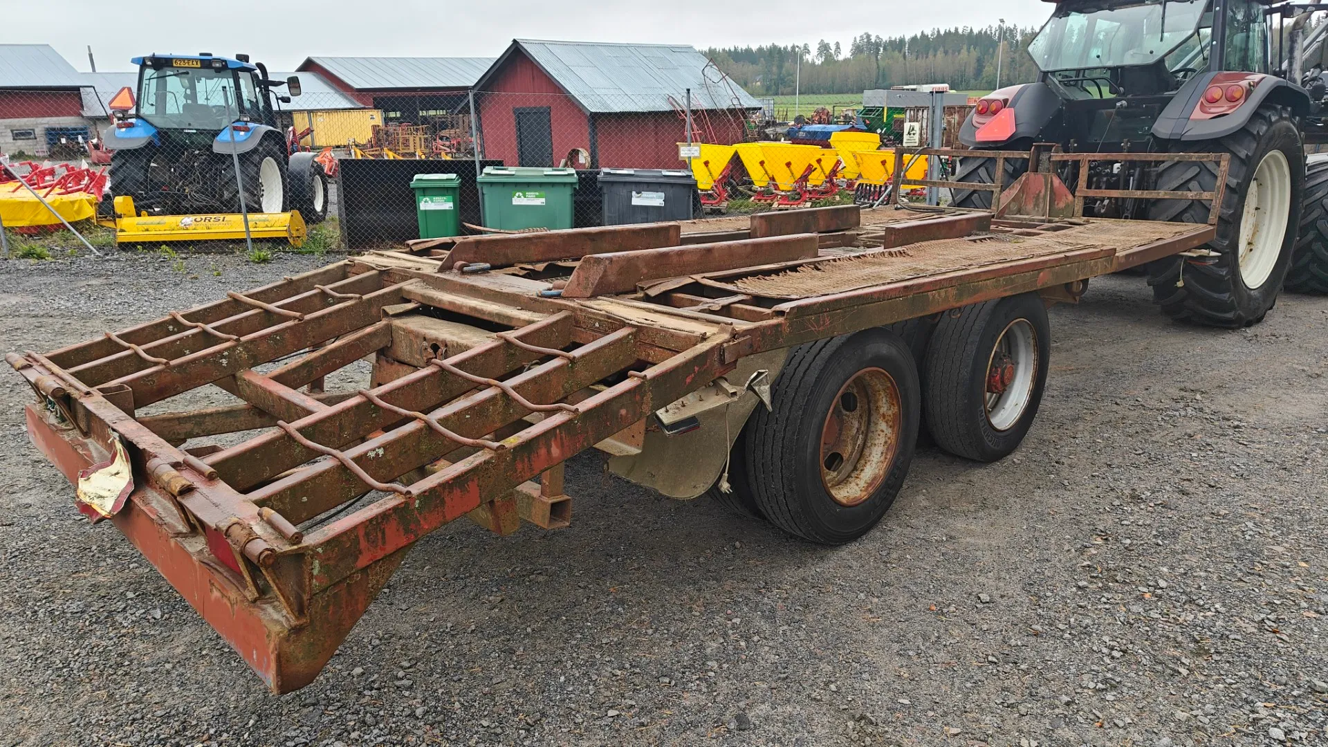 Kaivinkonelavetti / Teli, hydraulisesti kallistuva lava