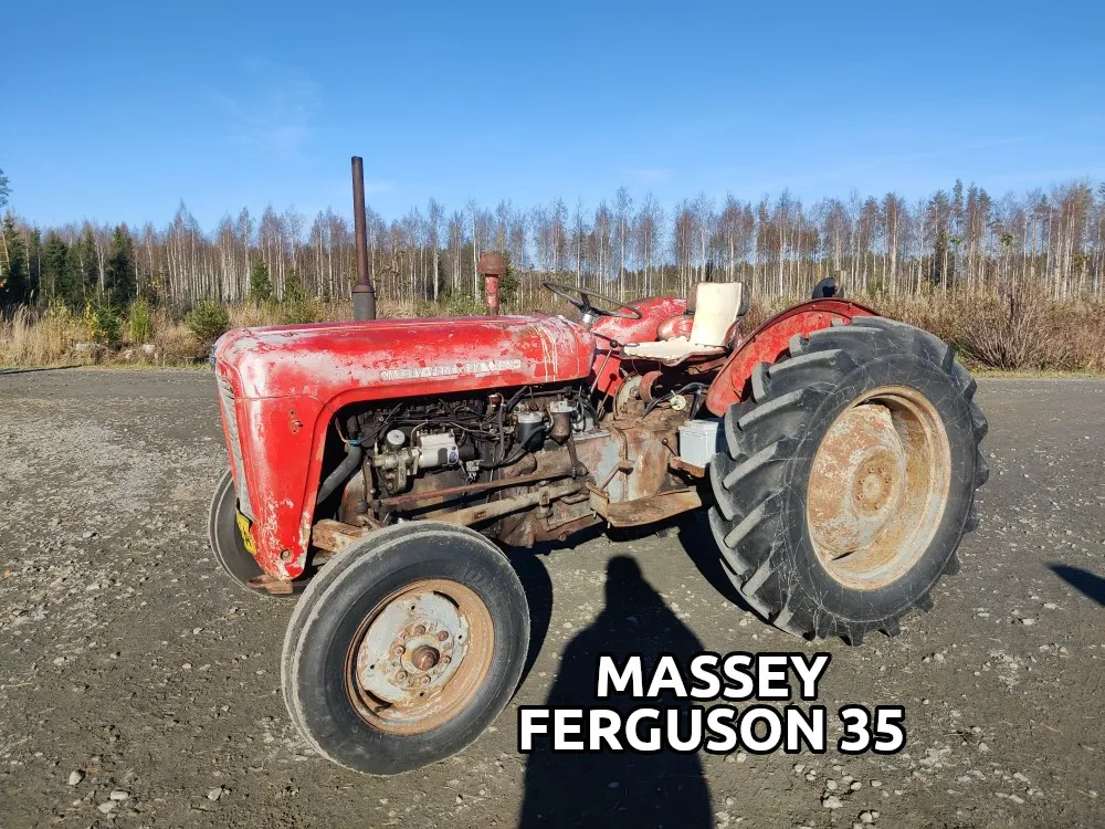Massey Ferguson 35 traktori / Katso video!