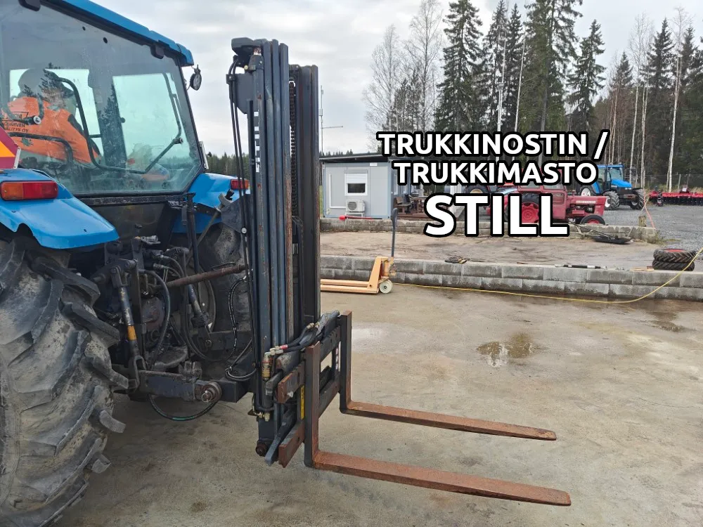 Still trukkinostin traktoriin / hydraulinen sivusiirto, katso video