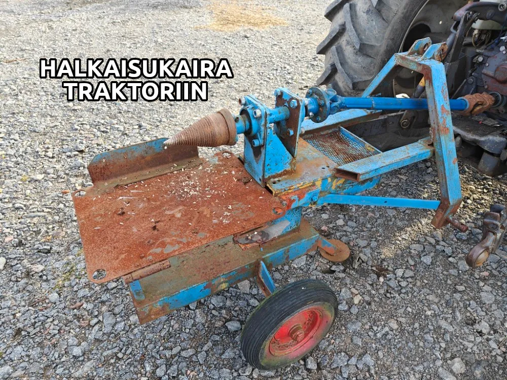 Halkaisukaira traktoriin / Alusta pyörillä, katso video!