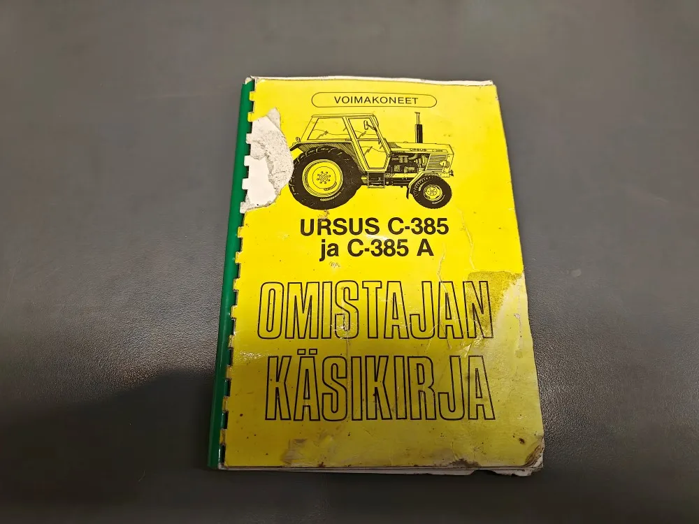 Ursus C-385 ja C-385 A / Omistajan käsikirja