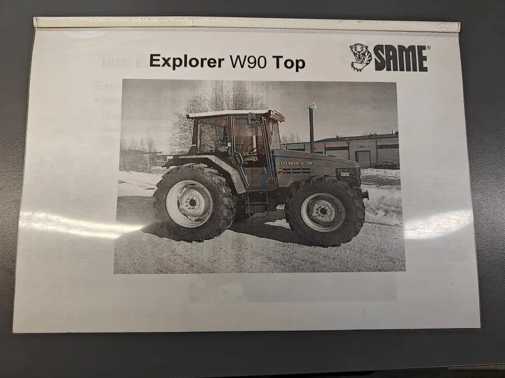 Same Explorer W90 Top myyntiesittely /