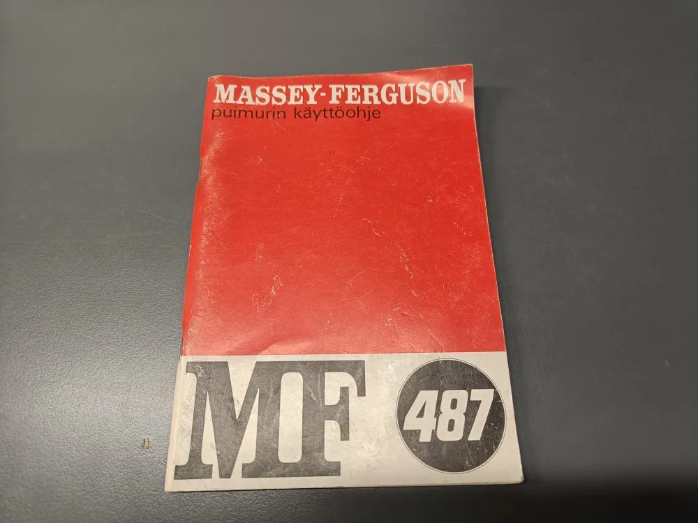 Massey Ferguson 487 / Käyttöohjekirja leikkuupuimuriin