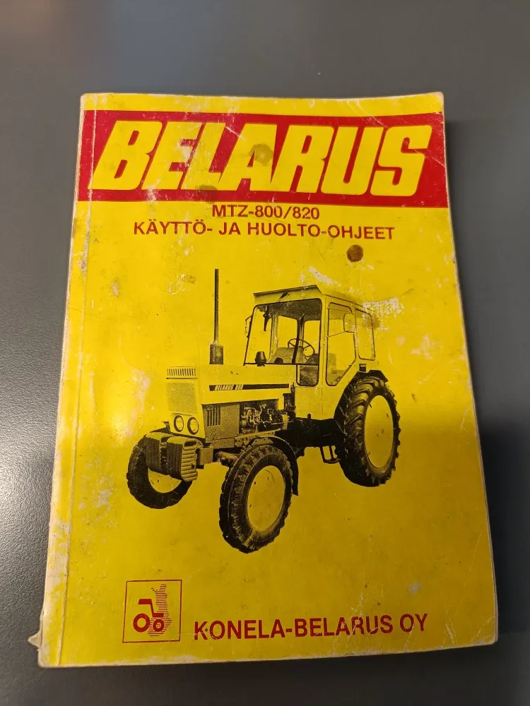 Belarus MTZ-800/820 / Käyttö- ja huolto-ohjeet