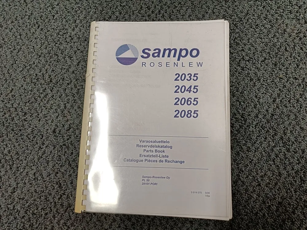 Sampo Rosenlew 2035, 2045, 2065, 2085 / Puimurin varaosaluettelo
