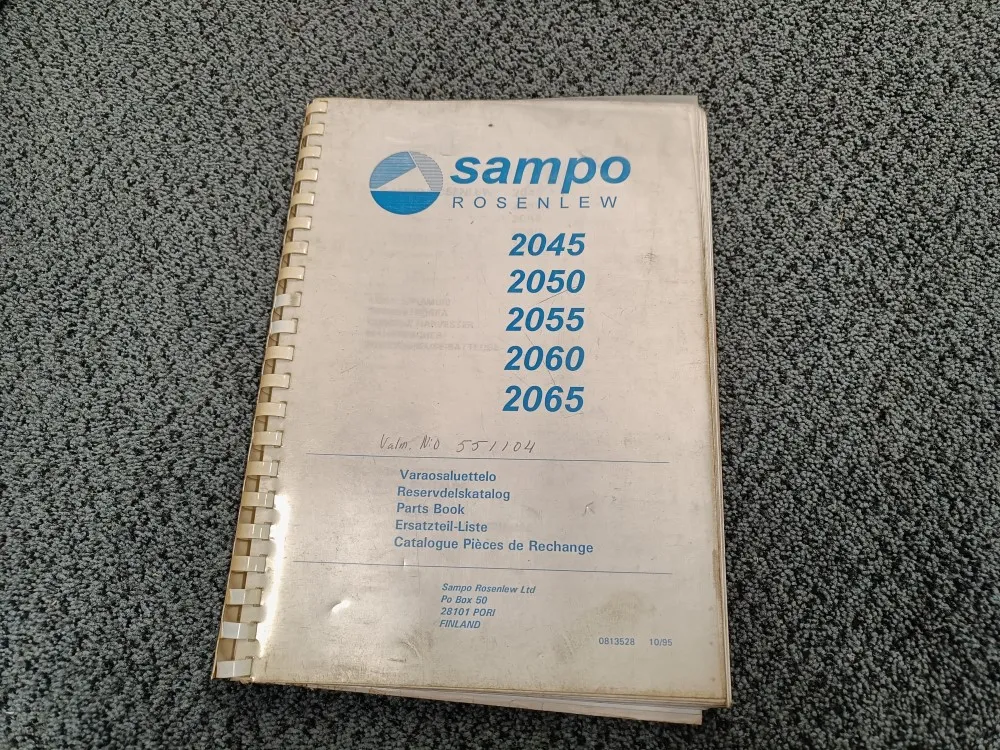 Sampo Rosenlew 2045, 2050, 2055, / 2060, 2065 - Puimurin varaosaluettelo