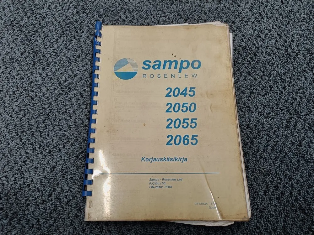 Sampo Rosenlew 2045, 2050, 2055 ja 2065 / Leikkuupuimurin korjauskäsikirja