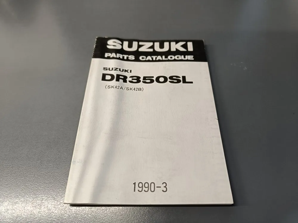 Suzuki DR350SL (SK42A/SK42B) / Moottoripyörän varaosaluettelo