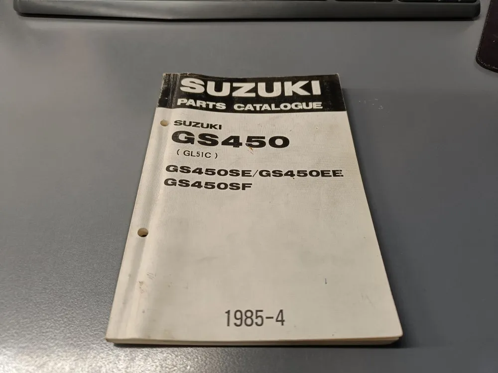 Suzuki GS450 (SE/EE/SF) / Moottoripyörän varaosaluettelo